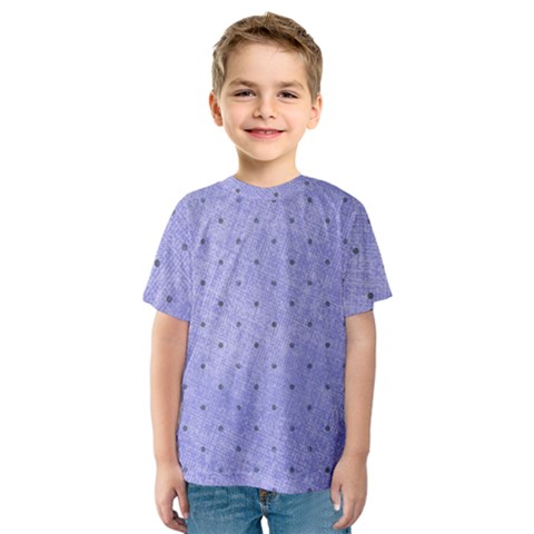 Dot Blue Kids  Sport Mesh Tee by vintage2030