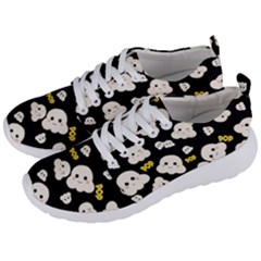 Cute Kawaii Popcorn Pattern Men s Lightweight Sports Shoes by Valentinaart