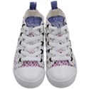 Ombre Deer Pattern Kid s Mid-Top Canvas Sneakers View1
