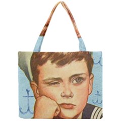 Retro Boy Mini Tote Bag by vintage2030