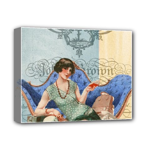 Vintage 1254696 1920 Deluxe Canvas 14  X 11  (stretched) by vintage2030