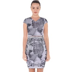 Vintage 1181664 1280 Capsleeve Drawstring Dress  by vintage2030