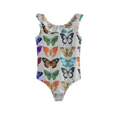 Butterfly 1126264 1920 Kids  Frill Swimsuit by vintage2030