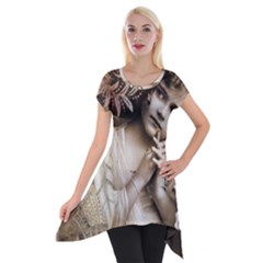 Little 1220480 1920 Short Sleeve Side Drop Tunic by vintage2030