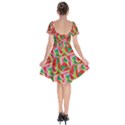 Melon Short Sleeve Bardot Dress View2