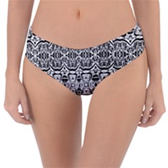 Vintage Black Hearts Swirls By Flipstylez Designs Reversible Classic Bikini Bottoms by flipstylezfashionsLLC