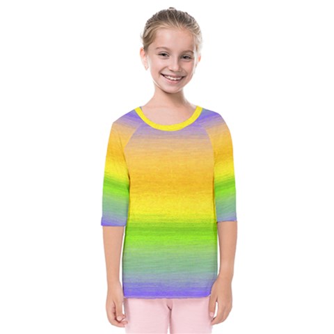 Ombre Kids  Quarter Sleeve Raglan Tee by Valentinaart