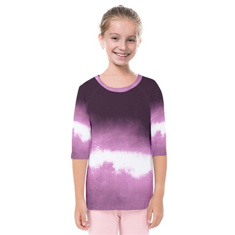 Ombre Kids  Quarter Sleeve Raglan Tee by Valentinaart