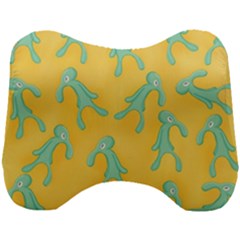 Bold And Brash Pattern Head Support Cushion by Valentinaart