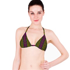 Butterfly Liana Jungle And Full Of Leaves Everywhere Bikini Top by pepitasart
