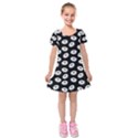 Donuts pattern Kids  Short Sleeve Velvet Dress View1