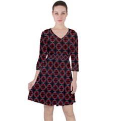 Pattern Design Artistic Decor Ruffle Dress by Celenk