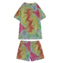 Fractal Artwork Fractal Artwork Kids  Swim Tee and Shorts Set View2