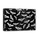 Vintage Halloween Bat pattern Deluxe Canvas 18  x 12  (Stretched) View1