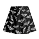 Vintage Halloween Bat pattern Mini Flare Skirt View1