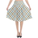 Plaid 2 Flared Midi Skirt View1