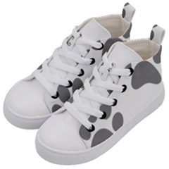 Pets Footprints Kid s Mid-top Canvas Sneakers by Hansue