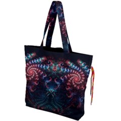 Background Texture Pattern Drawstring Tote Bag