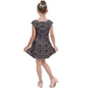 Pattern Decoration Abstract Kids Cap Sleeve Dress View2