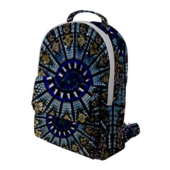 Pattern Art Form Architecture Flap Pocket Backpack (large) by Nexatart