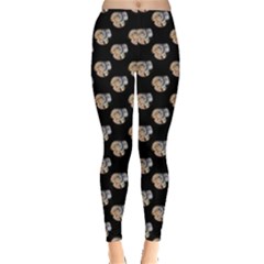 Ammonite Fossil Leggings  by greenthanet