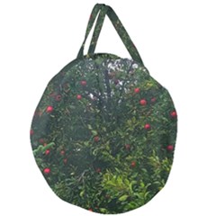 Apple Tree Close Up Giant Round Zipper Tote by bloomingvinedesign