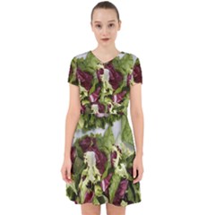 Salad Lettuce Vegetable Adorable In Chiffon Dress by Sapixe