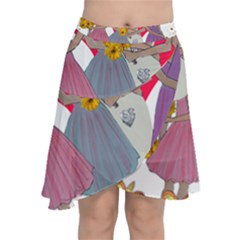 Girl Power Chiffon Wrap Front Skirt by burpdesignsA