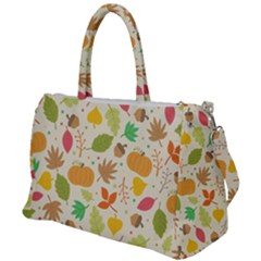 Thanksgiving Pattern Duffel Travel Bag by Valentinaart