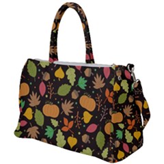 Thanksgiving Pattern Duffel Travel Bag by Valentinaart