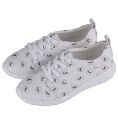 Cute Kawaii Ghost Pattern Women s Lightweight Sports Shoes by Valentinaart