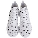 Pattern Skull Stars Handrawn Naive Halloween Gothic black and white Men s Lightweight High Top Sneakers View1