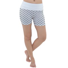 Logo Kek Pattern Black And White Kekistan White Background Lightweight Velour Yoga Shorts by snek