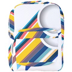 Vector Geometric Polygons And Circles Full Print Backpack by Mariart