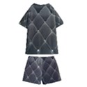 Wordsworth Grey Diamonds Kids  Swim Tee and Shorts Set View2