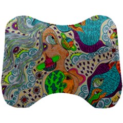 Supersonic Mystic Head Support Cushion by chellerayartisans