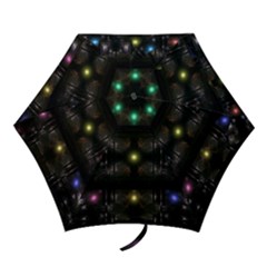 Abstract Sphere Box Space Hyper Mini Folding Umbrellas by Simbadda