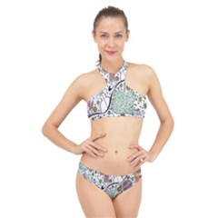 Sledscape High Neck Bikini Set by chellerayartisans