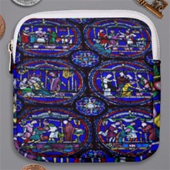 Church Window Canterbury Mini Square Pouch by Wegoenart