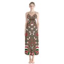 Christmas Kaleidoscope Button Up Chiffon Maxi Dress View1