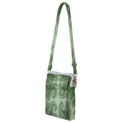 Fractal Green White St Patricks Day Multi Function Travel Bag