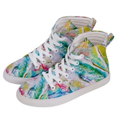 Art Abstract Abstract Art Women s Hi-top Skate Sneakers by Wegoenart