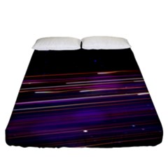 Abstract Cosmos Space Particle Fitted Sheet (california King Size)