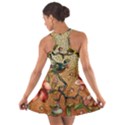 Flower Cubism Mosaic Vintage Cotton Racerback Dress View2