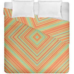 Geometric Art Abstract Background Duvet Cover Double Side (king Size) by Wegoenart