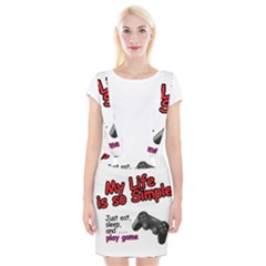 My Life Is Simple Braces Suspender Skirt by Ergi2000