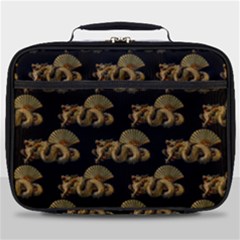 Dragon Motif Print Pattern Full Print Lunch Bag by dflcprintsclothing