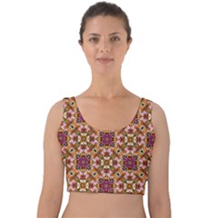 Lawless Garden Velvet Crop Top by bykenique