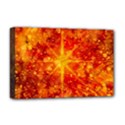 Christmas Star Snow Snowfall Deluxe Canvas 18  x 12  (Stretched) View1