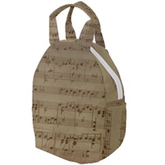 Vintage Sheet Music Background Travel Backpacks by Pakrebo